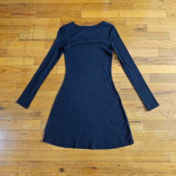 Aritzia Talula Black Long Sleeve Dress XS - Picture 6 of 7